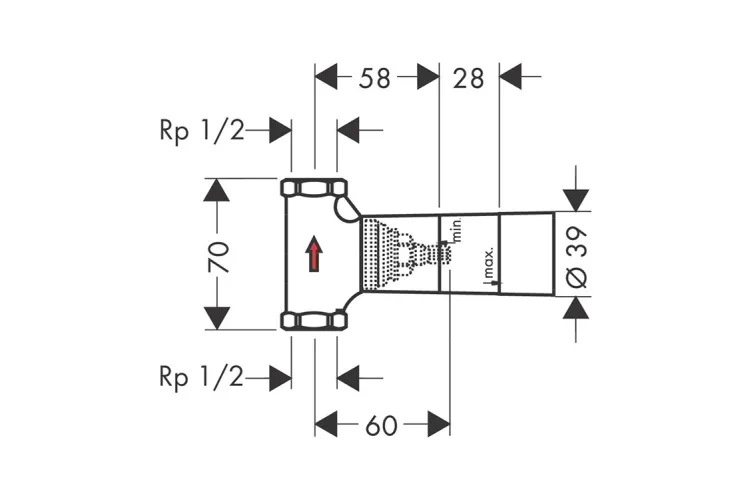 Прихована частина запірно/перемикаюча 40л/хв (15974180) зображення 2