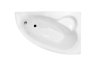 Ванна акрилова NATALIA Premium 150х100 права (підголовник + ручки) без ніг та обудови image 1