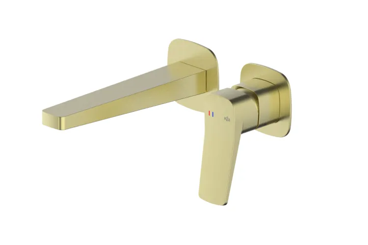 Змішувач для умивальника прихов.монтажу MALAGA  brushed light gold 4529-810-31 image 1