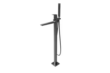 SQUARE, Змішувач підлоговий для ванни, brushed titanium (100281900)