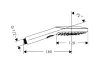 Ручний душ Raindance Select E PowderRain 120 3jet P EcoSmart+ Stainless Steel Optic (28729800) image 2