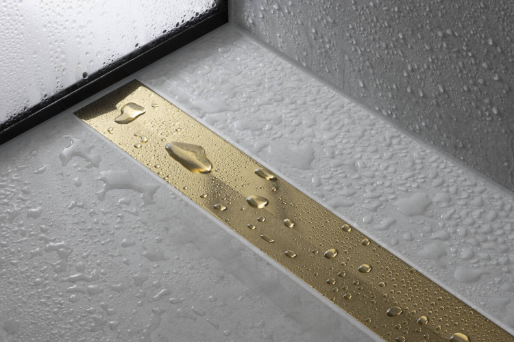 Верхня частина "RainDrain Flex" для душового трапу 1000 мм Brushed Bronze (56046140) зображення 2