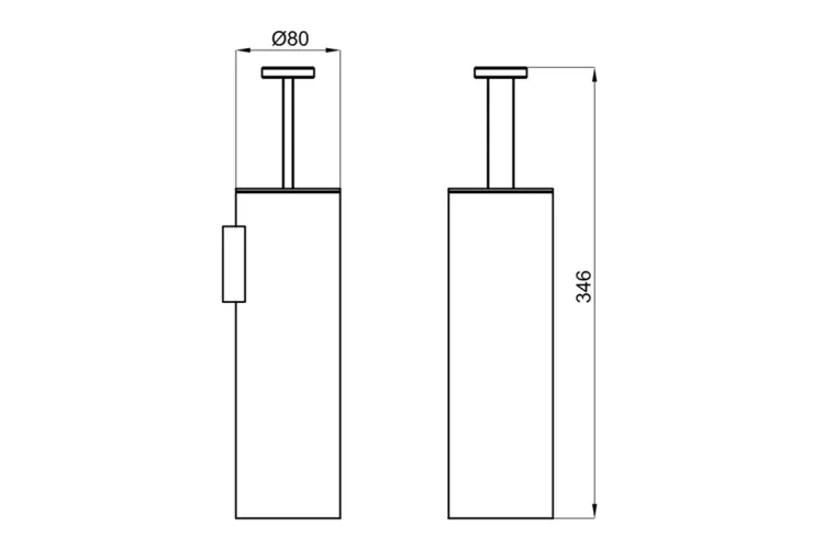 URBAN C, Йоржик підвісний, brushed titanium (100289261) зображення 5
