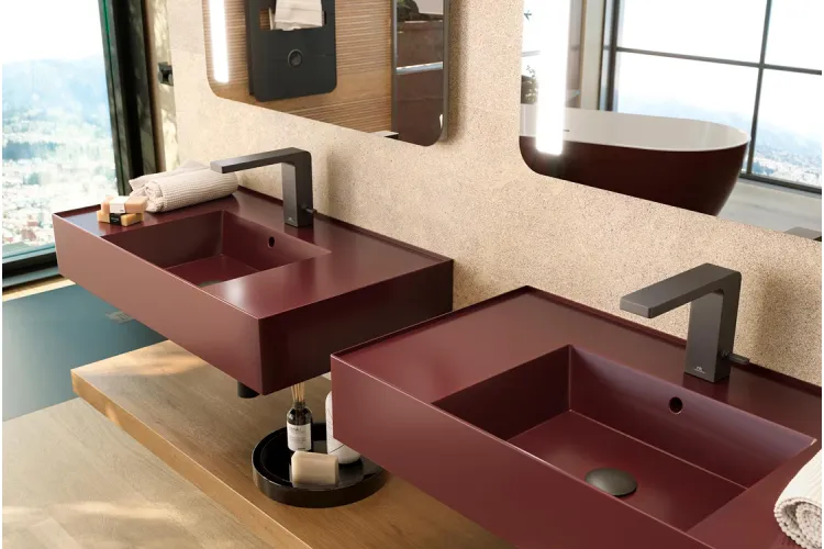 LOUNGE Змішувач для умивальника, matt black (100333726) image 4