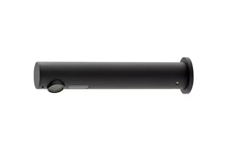 ROUND, Змішувач для умив. сенсорний 220V, настінний, 2 підводи води, matt black (100376701) зображення 1