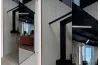 Душова перегородка ATTICA 5 120x200x56.6  matt black права (100366357) image 2