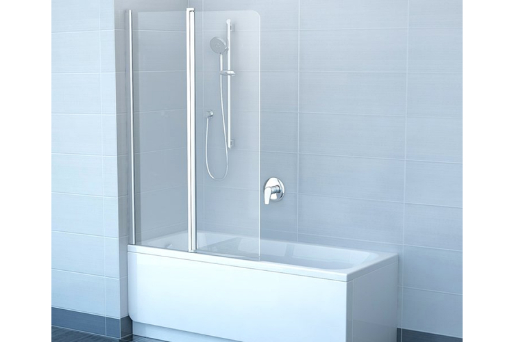 Шторка для ванни CVS2-100L Transparent полірований алюміній 7QLA0C00Z1 image 1