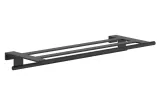 AddStoris S Поличка для рушників із тримачем 66.1x26.2 см, Matt Black (41781670)