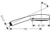 Ручний душ Crometta 100 Vario, білий/хром (26824400) зображення 3