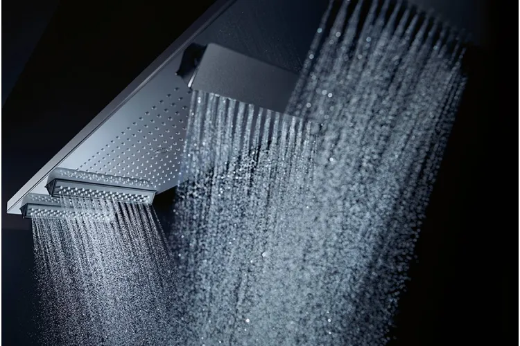 Верхній душ Axor ShowerHeaven 1200х300 4jet з підсвіткою 5000 K, Polished Black Chrome (12423330) зображення 2