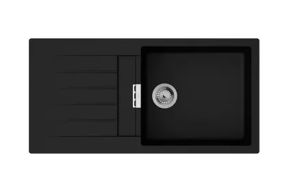 Кухонна мийка S520-F480 1000х500 з полицею Graphiteblack (43358170)
