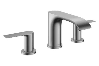 Змішувач Vivenis 90 для умивальника на 3 отвори з д/к pop-up, Brushed Bronze (75033140)