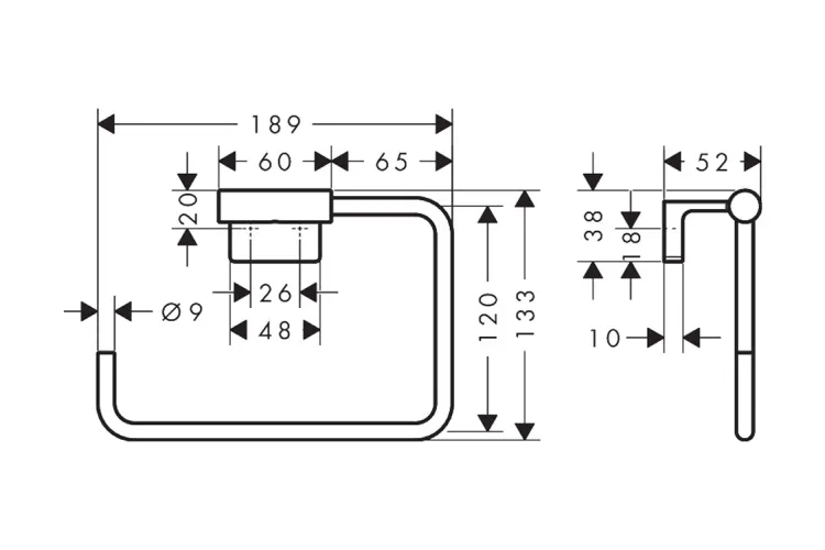 AddStoris S Кільце для рушників, Chrome (41784000) image 3