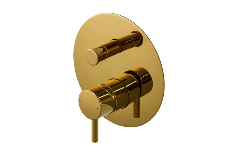 RONDO, Зовнішня частина вбудованого змішувача ванна/душ, gold (100345122)  image 1