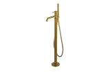 ROUND, Змішувач підлоговий для ванни, brushed gold (100339993)