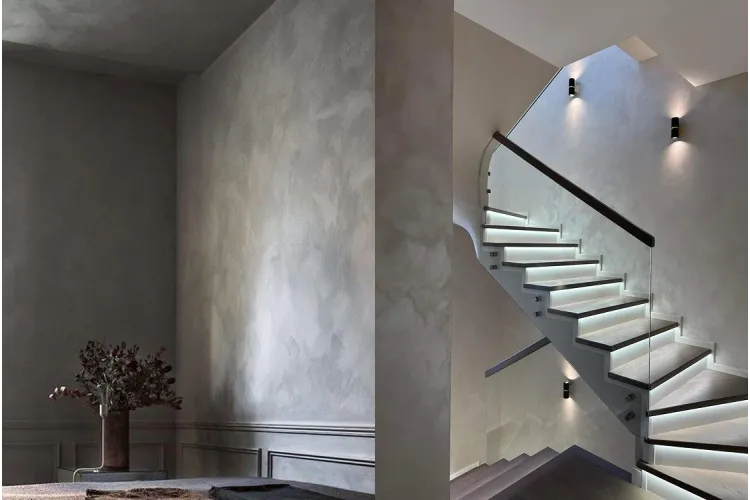 2W008 Декоративна штукатурка Marmorino Polvere Veneto Concrete зображення 2