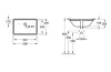 LUNEA Умивальник для установки під стільницю прямокутний 545x340 мм (51225301) зображення 2