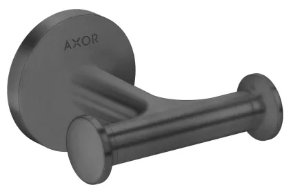 Гачок подвійний 8.3 х2.3 x 8.2 см Axor Universal Circular, Brushed Black Chrome (42812340)