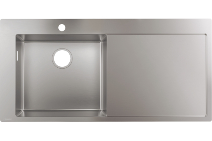 Кухонна мийка S716-F450 на стільницю 1x35Ø 1045х510, полиця праворуч Stainless Steel (43331800)