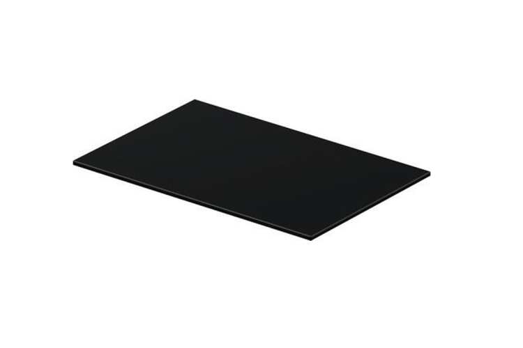 DURASQUARE Поличка скляна 42х26,4 для металевої консолі, Black (0099668400)  image 1