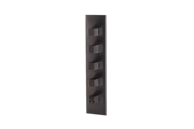 OXO, Зовнішня частина термостатичного змішувача на 4 виходи, brushed titanium (100282708) зображення 1