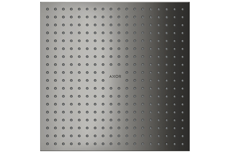 Верхній душ Axor 300х300 2jet монтаж зі стелі, Polished Black Chrome  (35321330) зображення 1