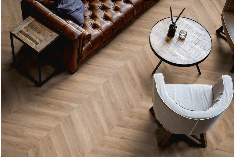 Chevron 2035 Дуб Малага 665.4х152.4 2,5 mm Ter Hurne (SPC вінілова підлога) image 3