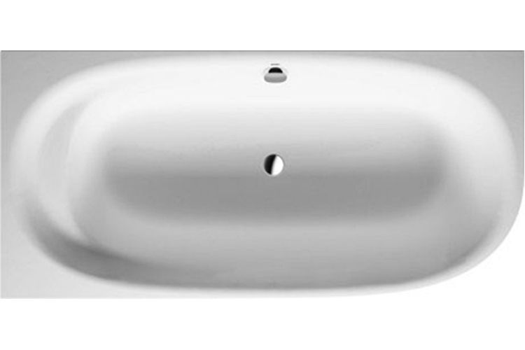 CAPE COD Ванна пристінна 190x90 см лівостороння з ніжками та панеллю DuraSolid® (700362000000000) зображення 2
