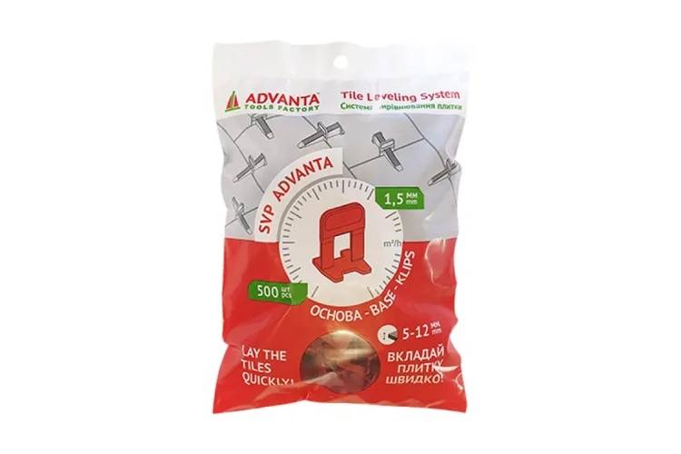 Основа СВП ADVANTA 1,5 мм (500шт/пач) червона зображення 2