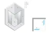 Душова кабіна квадратна PRIME 90x90x200 прозоре скло ACTIVE SHIELD 6мм image 6