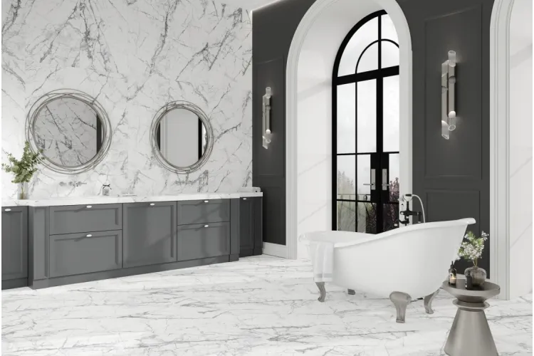 STATUARIO 120х60 сірий світлий sugar effect 12060 209 071/G (плитка для підлоги і стін) зображення 2