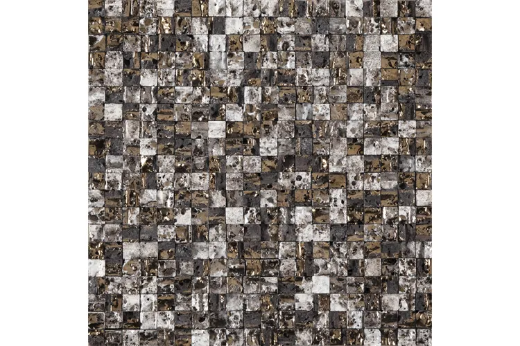 G146 ELITE LAVA STONE MIX GOLD WHITE 30.1x30.1 (мозаїка) image 1