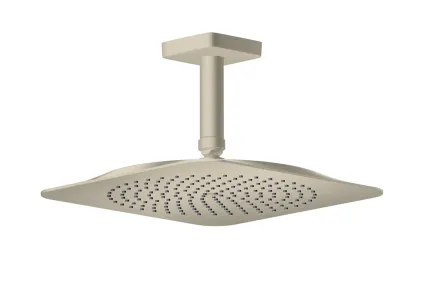 Верхній душ Axor Citterio C 270х270 1jet EcoSmart+ P зі стельовим кронштейном 100 мм, Brushed Nickel (28793820)