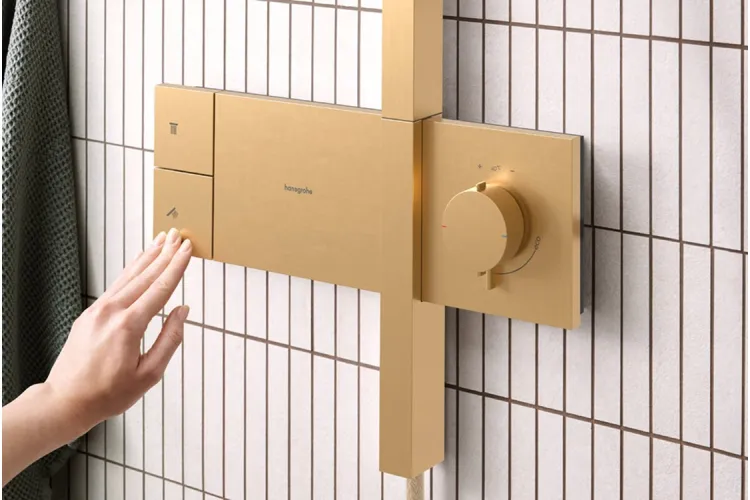 Душова система Raindance Alive Q 340/210 1jet ShowerSelect Comfort, Brushed Bronze (24580140) зображення 2