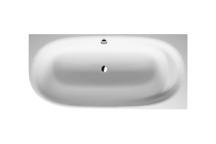 CAPE COD Ванна пристінна 190x90 см правостороння з ніжками та панеллю, DuraSolid® (700363000000000) зображення 2