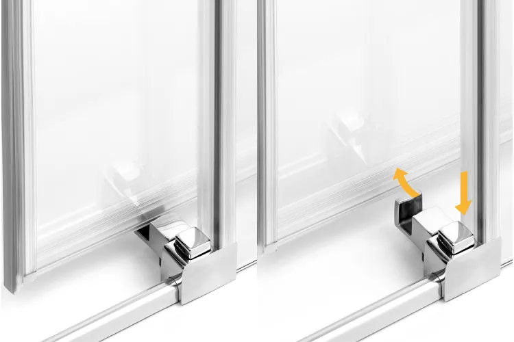 Душова кабіна квадратна PRIME 100x100x200 скло clear ACTIVE SHIELD 6мм image 3