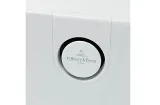 Декоративна накладка на перелив з наповненням OBERON 2.0, Stone White (UPCON0138-RW)