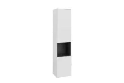 SUBWAY 3.0 Пенал 40x171x34,6 см Brilliant White ручки glossy aluminium (C58900VE)