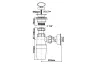 Сифон для умивальника (11/4х40) HC1L-40J зображення 2