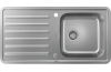 Кухонна мийка S4113-F400 на стільницю 975х505 з сифоном automatic (43338800) Stainless Steel зображення 1