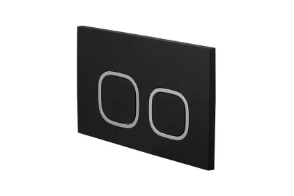 I-COMFORT LINE, Кнопка змиву CRYSTAL, подвійна, I-SMART, black_chrome (100290181)