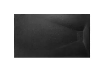 Піддон прямокутний VEXO BLACK 120х90 чорний + сифон