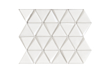 G133 EFFECT TRIANGLE WHITE 31x26 (мозаїка)