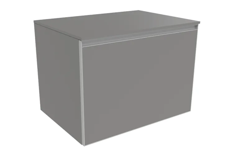 CUBIKA Підвісна тумба під умивальник 70x50x50 см, Grey matt (CKD473LGK) зображення 1