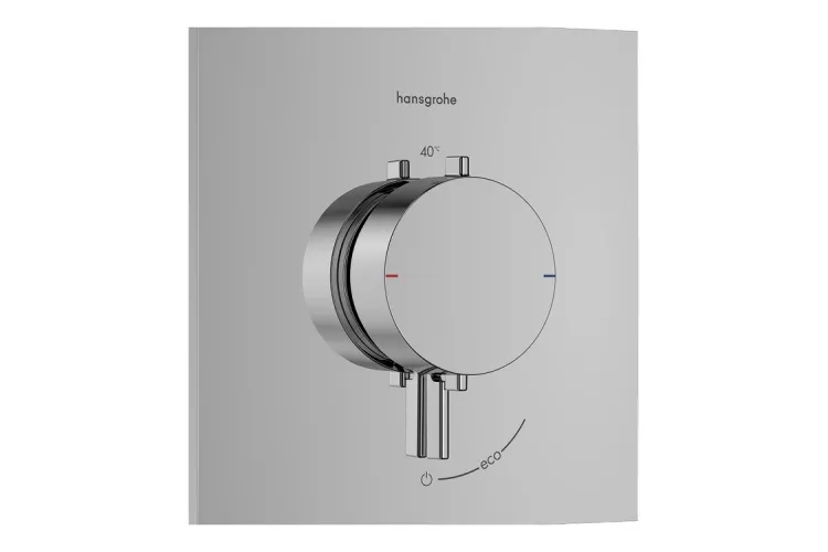 Термостат прихованого монтажу Ecostat Comfort E на 1 функцію, Chrome (33710000) image 1