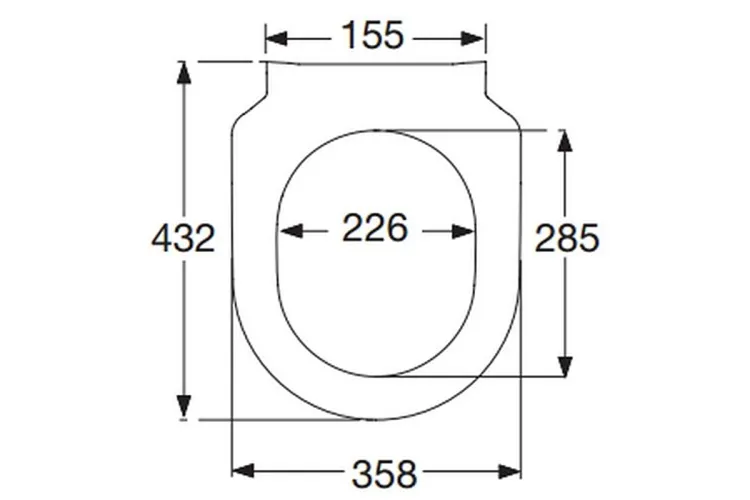 ARCHITECTURA Сидіння на унітаз Slim з функцією SoftClosing та QuickRelease (9M70S101) image 2