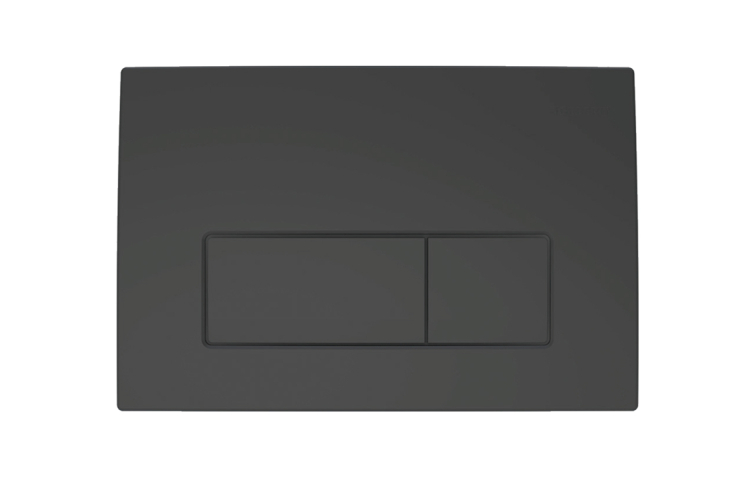 Кнопка змиву Delta 50, пластик, чорний матовий (115.119.14.1) image 1