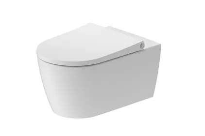 BENTO STARCK BOX Унітаз підвісний 40х59,5 White Satin Matt HygieneGlaze + сидіння (45930990A1)