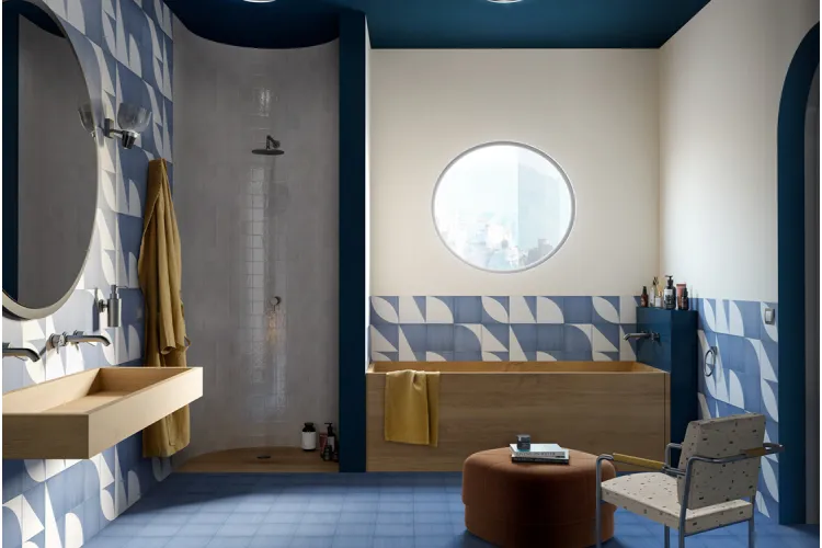 M8RJ CROGIOLO SCENARIO BLU DECORO MIX MATT 20х20 (плитка для підлоги і стін) зображення 4