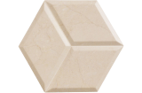 K·38 ZAIRE DECOR CREMA 28.5х33 шестигранник (плитка настінна)